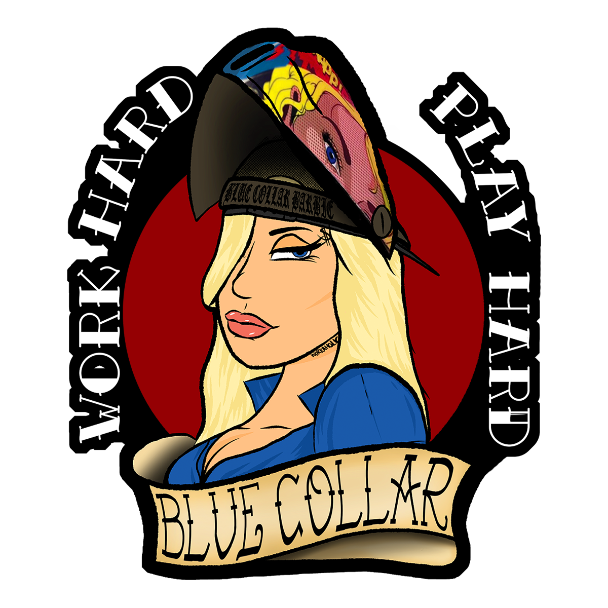 work-hard-sticker-the-blue-collar-barbie